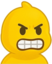 Grimacing