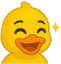 Grinning